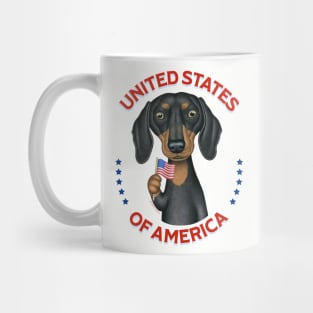 Dachshund United States of America Mug